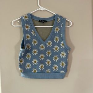 Daisy print crop top!